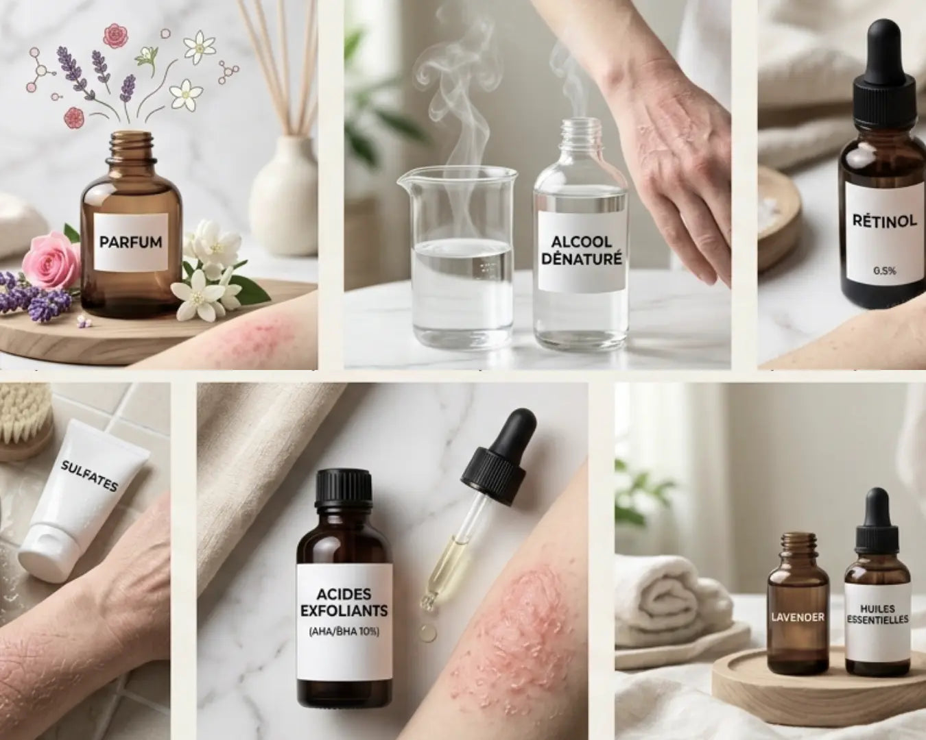 6 ingrédients à éviter pour les peaux sensibles Image
