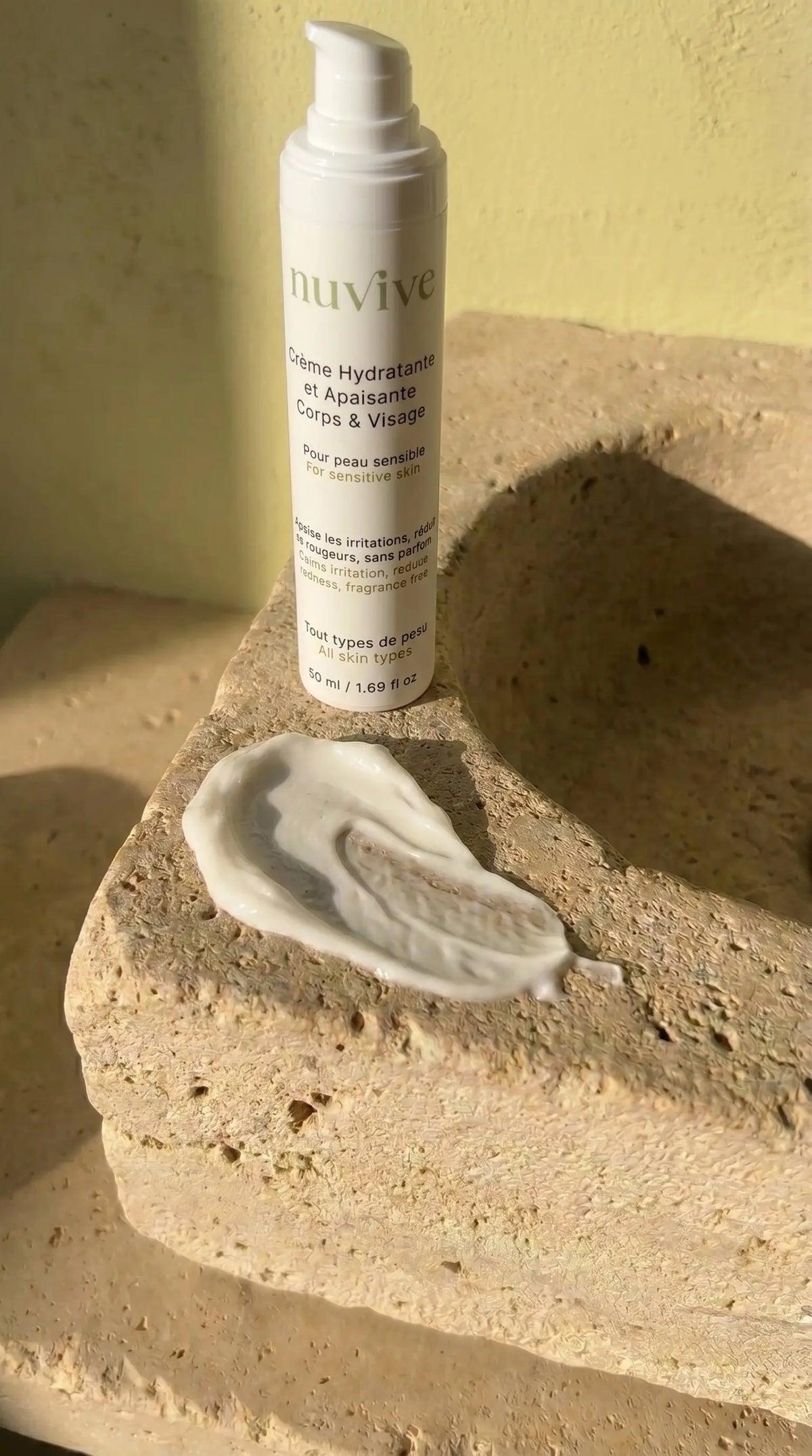 Crème Hydratante et Apaisante Corps et Visage Nuvive